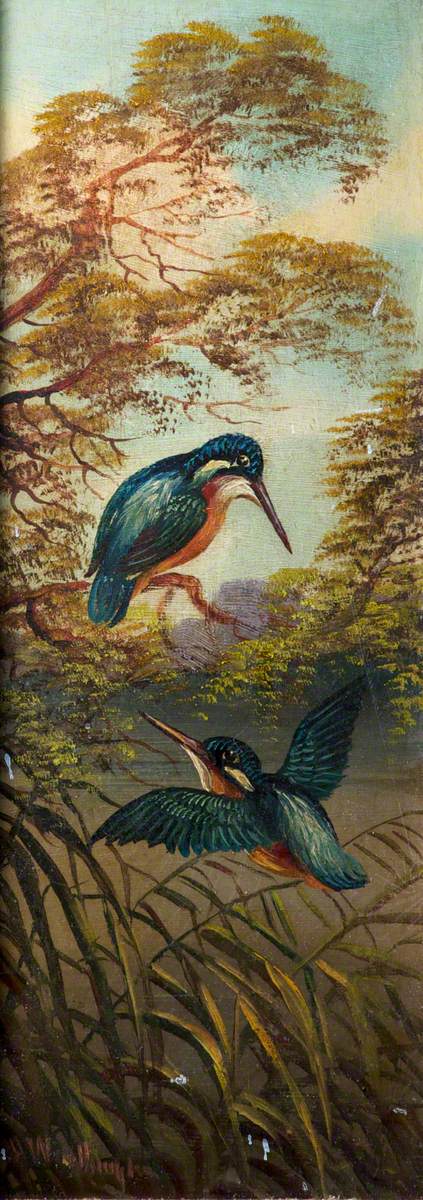 Kingfishers, 1900, Alfred Worthington