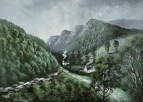 Cwm Llyfnant, 1890, Alfred Worthington