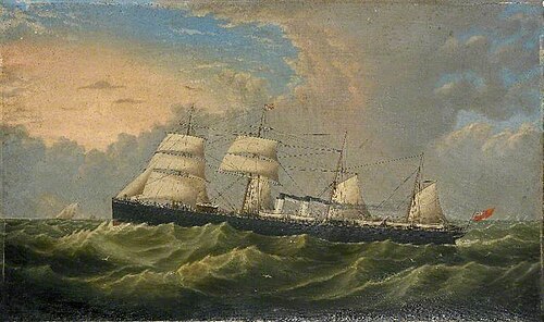 SS 'Egypt', 1860, Isaac Joseph Witham