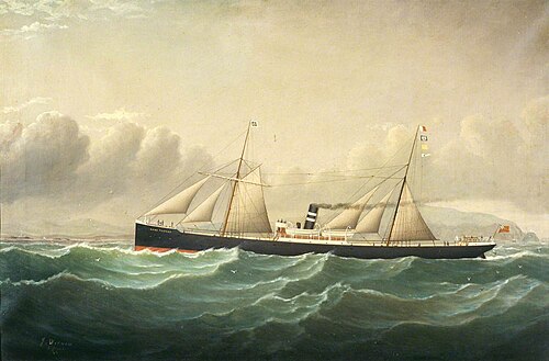 SS 'Anne Thomas' of Cardiff, 1889, Isaac Joseph Witham