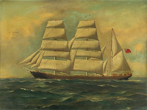 The barque Charles Cotesworth, , Isaac Joseph Witham