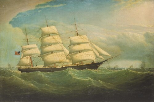 The clipper William McGilvery, 1877, Isaac Joseph Witham
