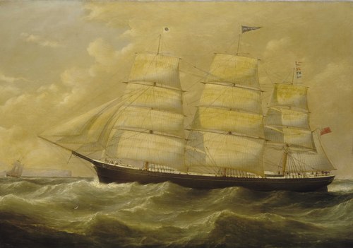 The ship Henry Fernie, 1850, Isaac Joseph Witham