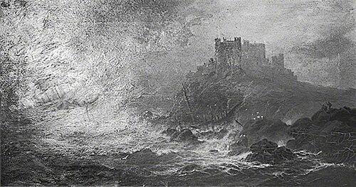 Bambro' Castle, Northumberland, , Isaac Walter Jenner