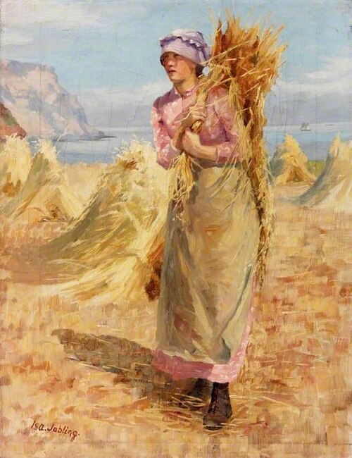 Haymaking, 1900, Isa Thompson