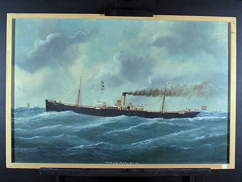 Het s.s. 'Moerdijk', 1909, Edmond Victor Charles Adam