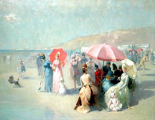 At the Seaside, 1886, Edmund Aubrey Hunt