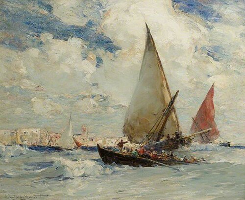 Off the Coast of Morocco, , Edmund Aubrey Hunt