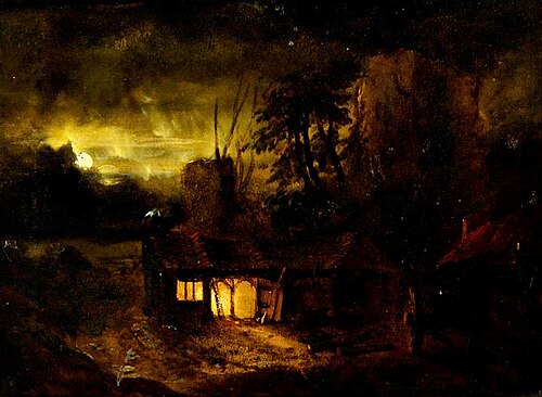 Rothesay Castle, Moonlight, , Edmund Glover