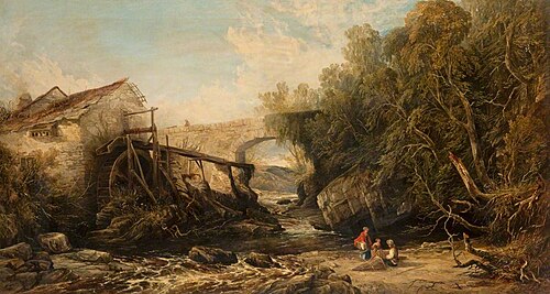 The Old Mill, 1854, Edmund Gustavus Müller