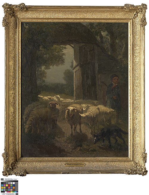 Terugkerende schapen, 1819, Edouard Woutermaertens