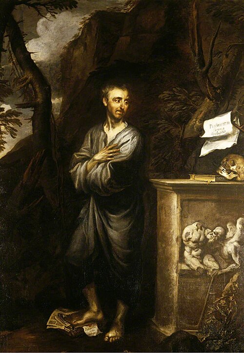 Self-portrait as a Hermit, 1685, Edward Altham