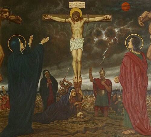 Jesus Dies upon the Cross (part of ‘Stations of the Cross’), 1921, Edward Arthur Fellowes Prynne