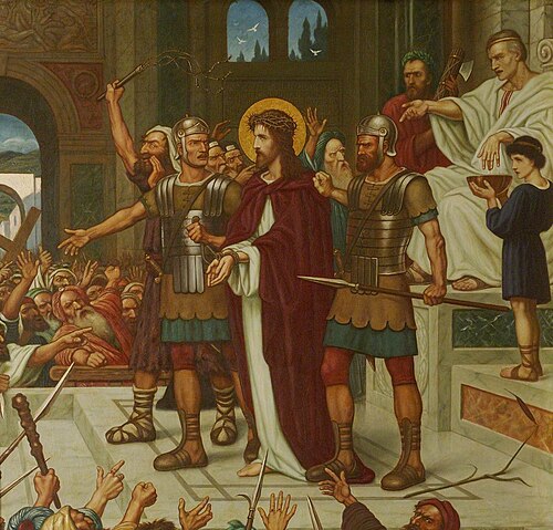 Jesus Christ Condemned to Death (part of ‘Stations of the Cross’), 1919, Edward Arthur Fellowes Prynne