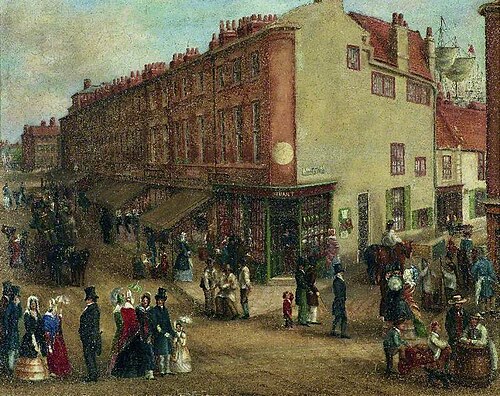 Savile Street, Hull, 1844, Edward Bannister
