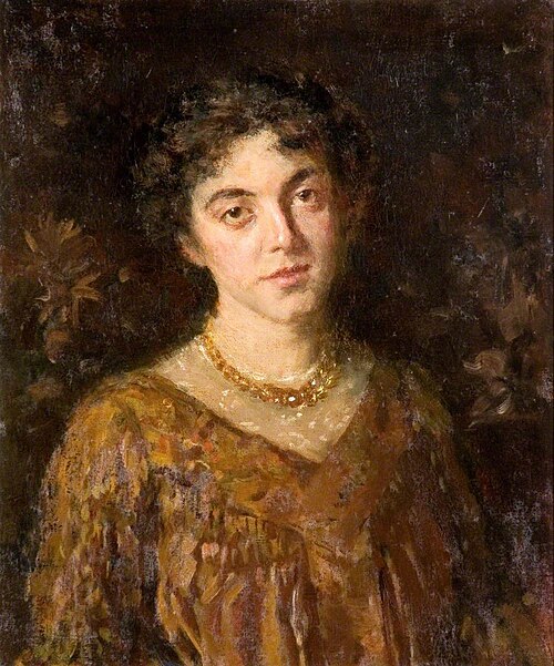 Portrait of a Young Woman, , Edward Bent Walker