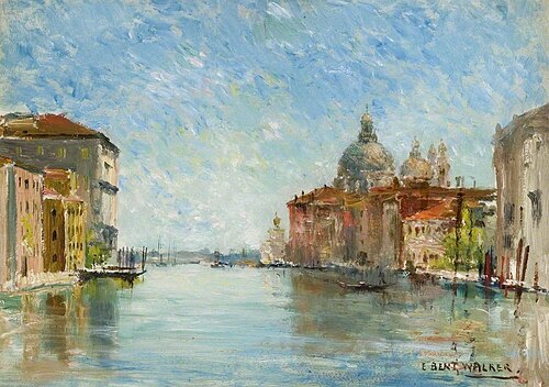 Venice, the Grand Canal, , Edward Bent Walker