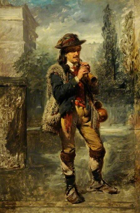 Savoyard with a Clarionet, , Edward Charles Barnes