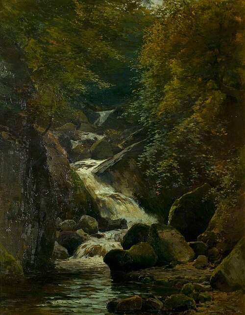 A Stream from the Hills, Brecon, Powys, , Edward Davies