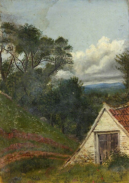 Rustic Scene with Farmhouse, , Samuel Griffiths Tovey