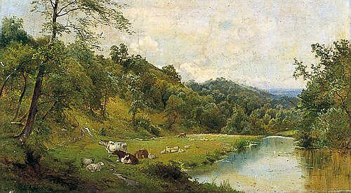 Hackness Wood, near Scarborough, 1880, Edward Henry Holder