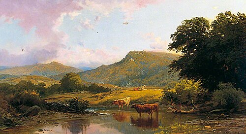 Scene on the River Conwy, Betws-y-Coed, 1880, Edward Henry Holder