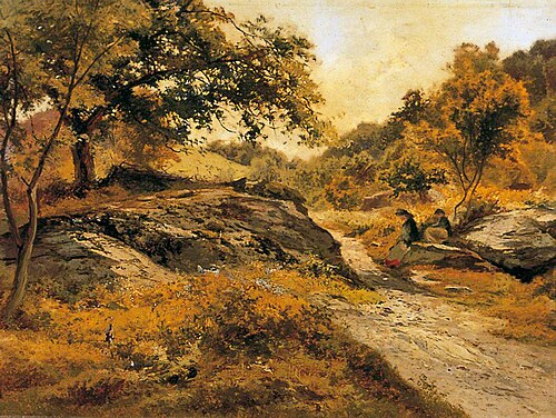 On the Road to Llyn Elsi, Betws-y-Coed, 1885, Edward Henry Holder