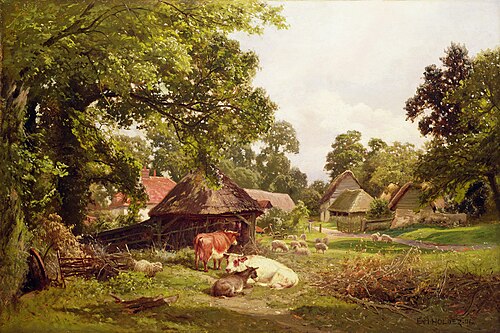 A Cottage Home in Surrey, 1891, Edward Henry Holder