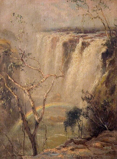 Victoria Falls on the Zambezi, Zimbabwe, , Edward Henry Holder