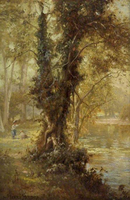 By the Edge of the Lake, , Edward Henry Holder