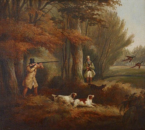 Pheasant Shooting, 1837, Samuel John Egbert Jones