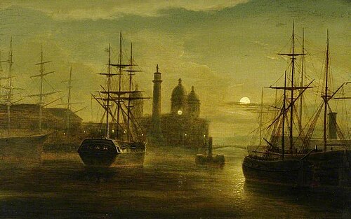 Princes Dock, Hull, 1871, Samuel John Spence