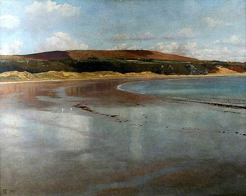 Oxwich Bay, Gower, 1907, Edward Ingram Taylor