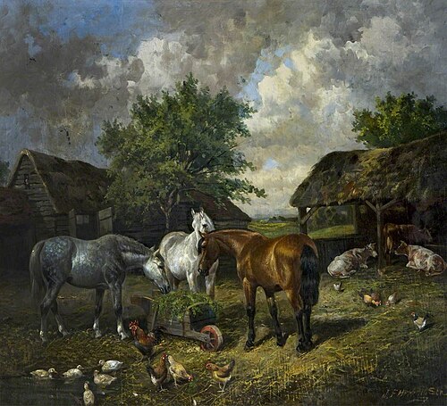 Farmyard Scene, , Samuel Joseph Clark