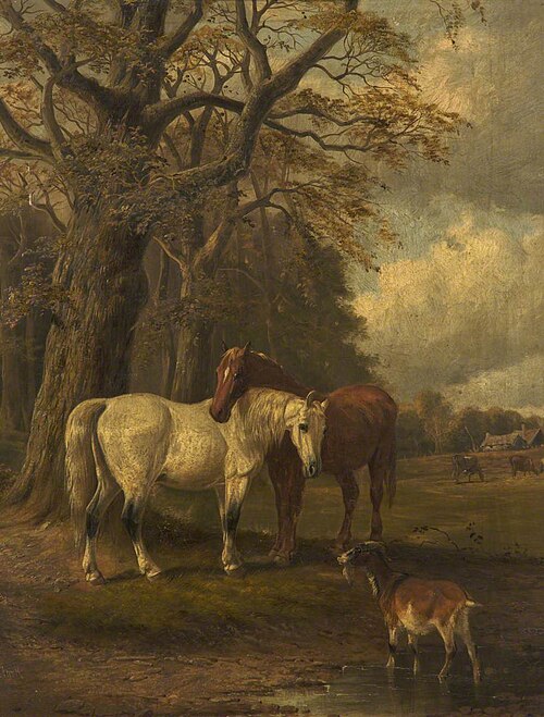 Landscape with Horses, , Samuel Joseph Clark