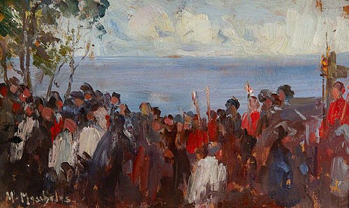 Dead at Sea, Algiers, 1908, Margaret Moscheles