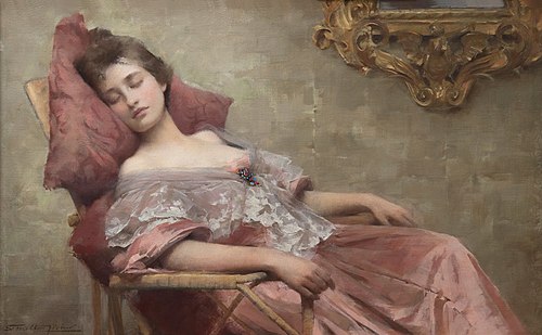 Asleep, 1902, Samuel Melton Fisher