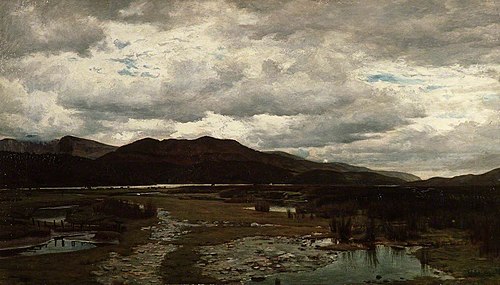 Salt Marshes, Bont Ddu, 1930, Edward John Bernard Taylor