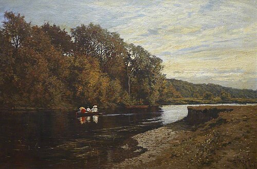 The Thames at Cliveden, 1899, Samuel Reid