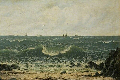 Near Criccieth, 1886, Edward Moore