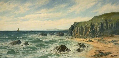 Coastal Scene, 1887, Edward Moore
