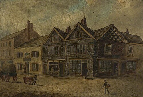 Bolton Street, Bury, 1878, James 'Clock' Shaw