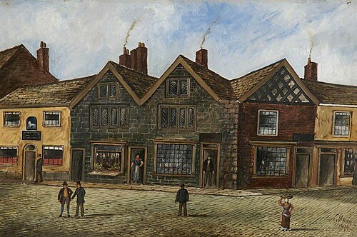 Bolton Street, Bury, 1882, James 'Clock' Shaw