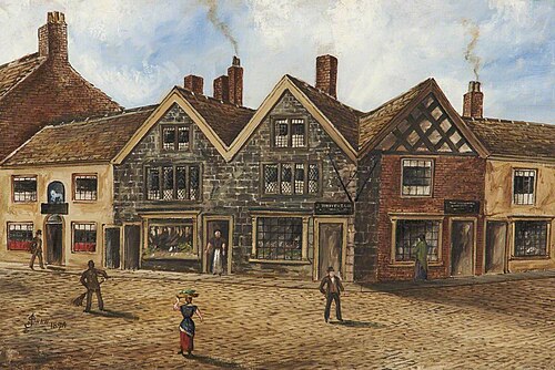 Bolton Street, Bury, 1894, James 'Clock' Shaw