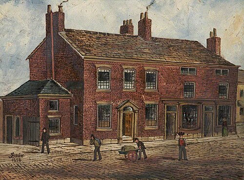 The Old Commissioner’s Office, Stanley Street, Bury, 1894, James 'Clock' Shaw