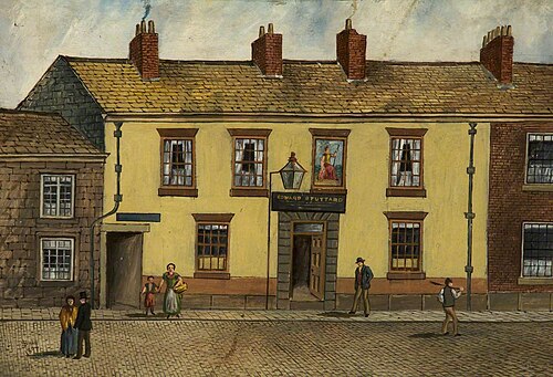 'Britannia Inn', Paradise, Bury, 1897, James 'Clock' Shaw