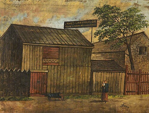 James Greenhalgh’s Rope Works, Bury, 1906, James 'Clock' Shaw
