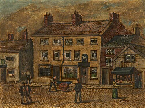 The 'Old Grey Mare Inn', Market Place, Bury, 1906, , James 'Clock' Shaw