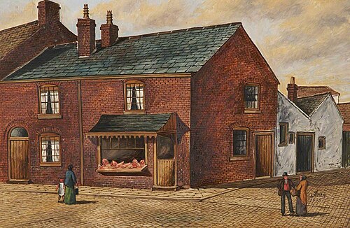 Butcher's Shop in Bury, , James 'Clock' Shaw