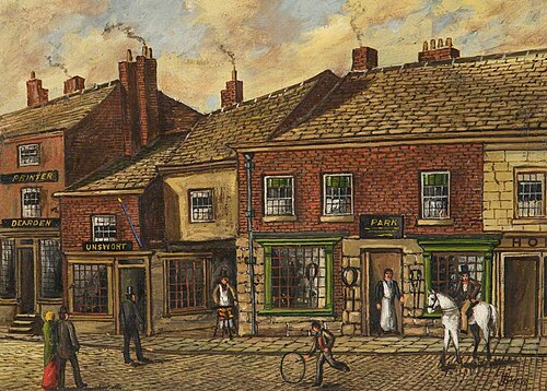Old Fleet Street, Bury, 1861, , James 'Clock' Shaw